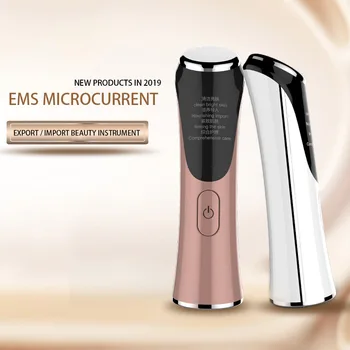 

Ultrasonic Vibration Massage Face Cleaner Ions Import Export Beauty Device Electric Heating Microcurrent Lifting Skin Care Tool