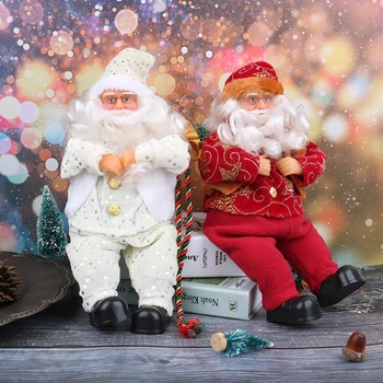 

Santa Claus Doll Large 40cm 2020 Christmas Tree Ornament New Year Home Decoration Natal Kids Gift Merry Christmas Decorations