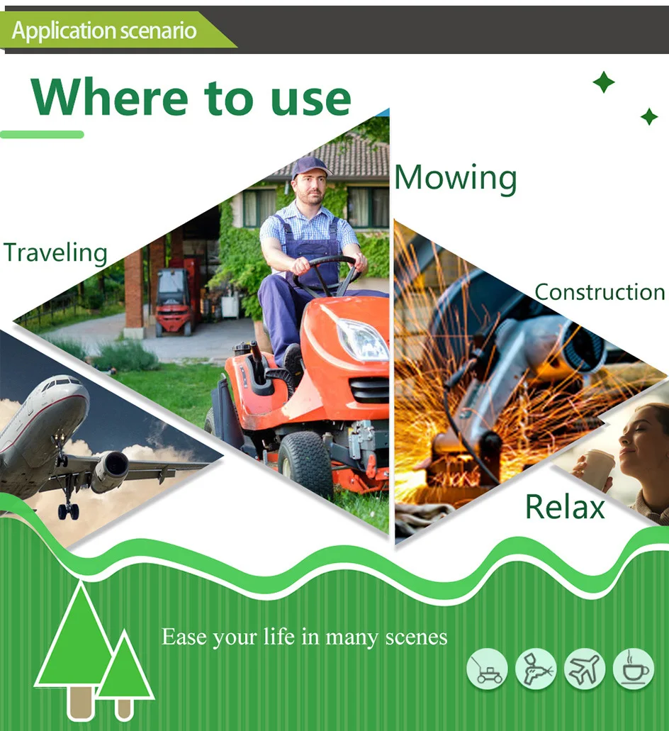 ZOHAN Electronic Shooting Ear Muffs NRR22DB Bluetooth & Radio AM/FM Professional Noise Cancelling Hunting With Waist Hook - Famidy.com