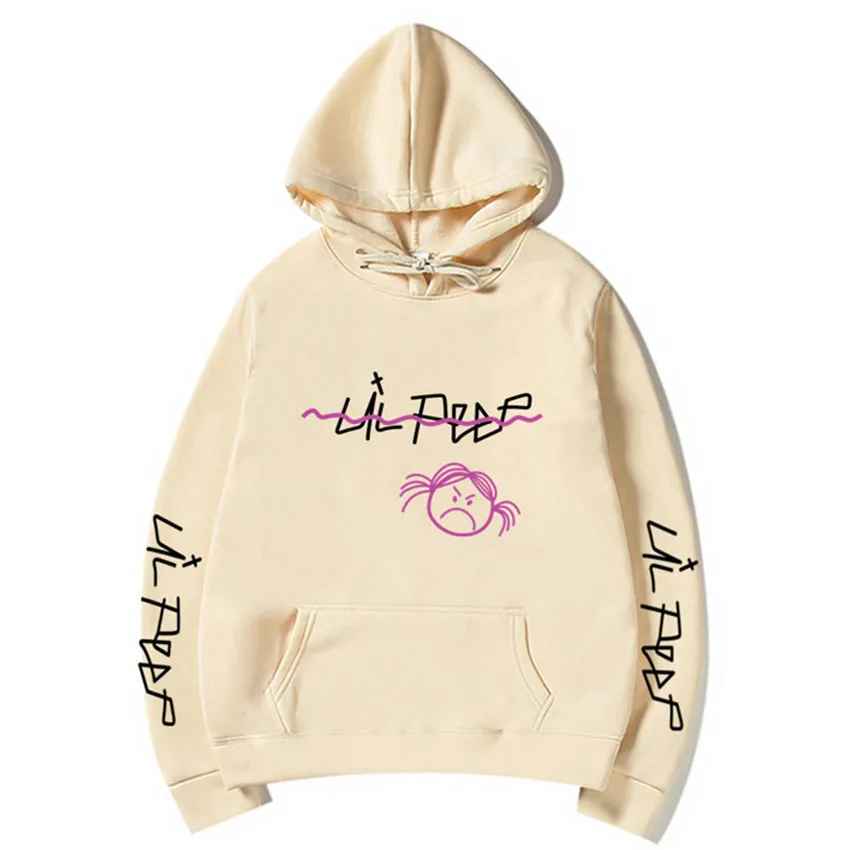 Lil открытым толстовки модная модель в стиле «любящее lil. Открытым принт Для женщин кофты с капюшоном пуловер, Свитшот Для женщин sudaderas Толстовка в уличном стиле
