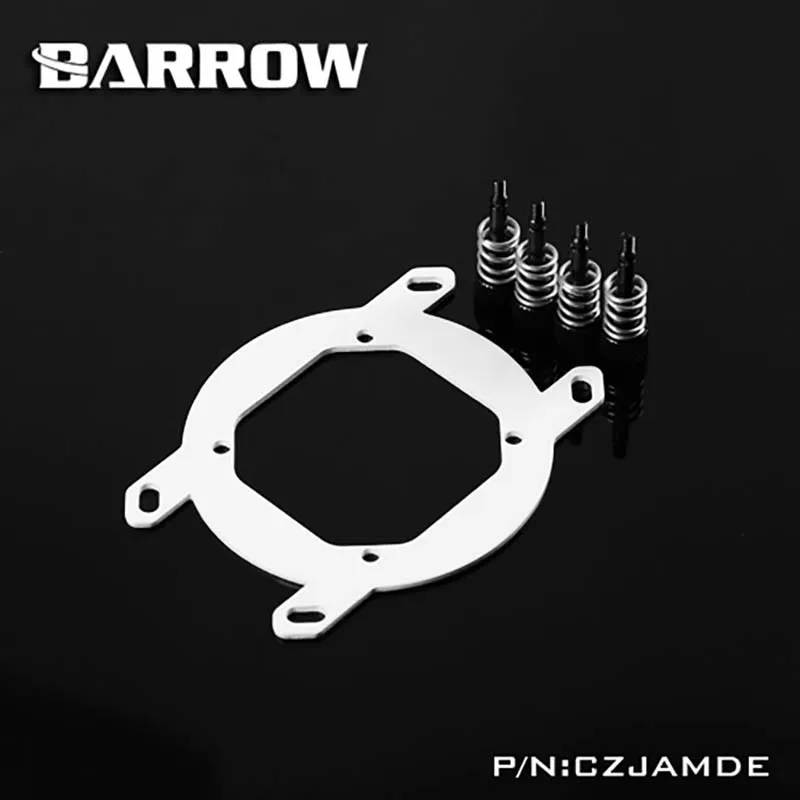 Фото Держатель для процессора Barrow PC с водяным охлаждением, подставка для водяного блока AMD RYZEN AM4, черного и серебристого цвета №5