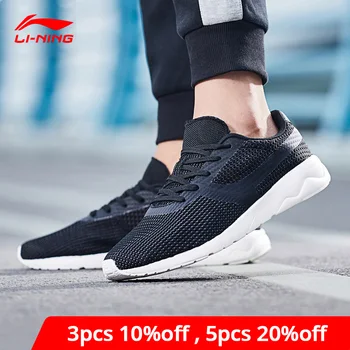 

Li-Ning Men HEATHER KNIT Lifestyle Shoes Mono Yarn Breathable LiNing li ning Sport Shoes Durable Leisure Sneakers AGCN015 YXB181