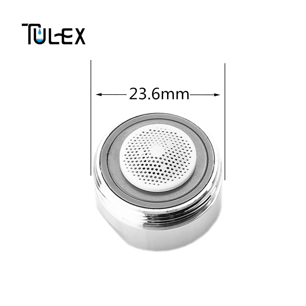 TULEX водосберегающий аэратор для крана 24 мм с наружной резьбой 3л насадка для крана насадка носик Bubbler кран фильтр аксессуары для ванной комнаты