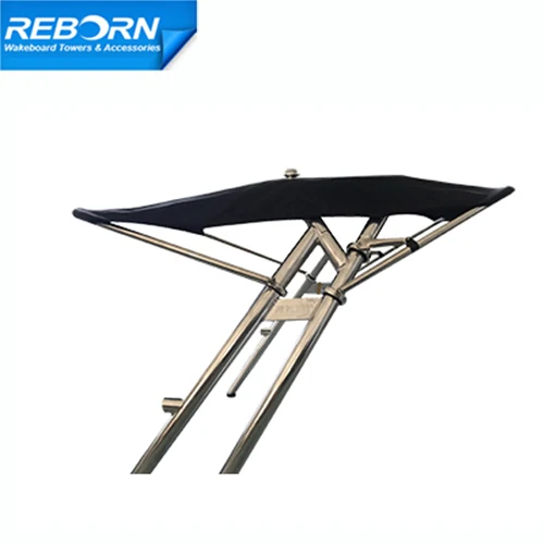 Reborn Pro3 Складная лодка Wakeboard Tower Bimini Top Черный Навес 2200 в|Серфинг| |