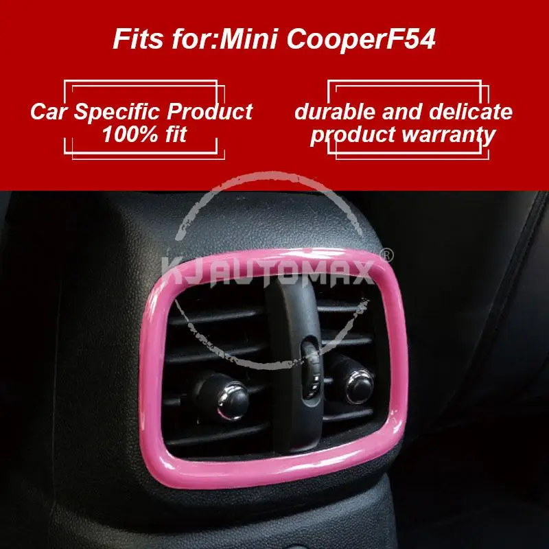 KJAUTOMAX красный розовый Checker для Mini Cooper F54 задний Кондиционер Выход украшения