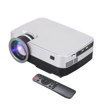 

Q6 LCD Projector LED Support 720P Home Theater 120 Lumens 1000:1 Contrast Ratio with HD USB * 2 Port See Moive Video at home