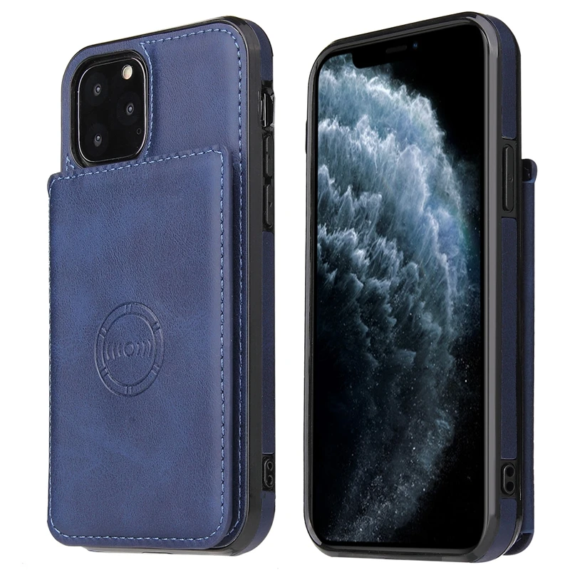 Магнитный чехол из искусственной кожи для телефона iPhone 12 Mini 11 Pro Max SE 2020 6 6s 7 8 Plus с