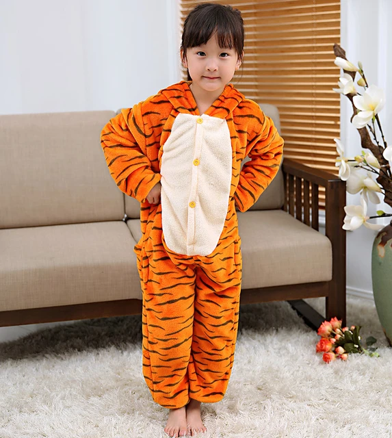 Pijamas de para niños y niñas, ropa de dormir para bebés, conjuntos de pijamas de Tigre, ropa de dormir para niños, Onesies para niños - AliExpress