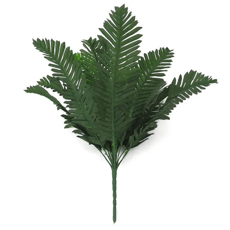 1 Pcs Simulation Plant 18 Heads Plastics Fake Green Leaves Home Room Decoration Home Decor