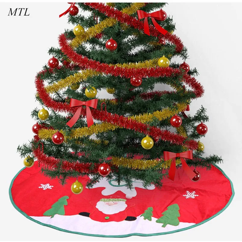 

MTL Christmas Tree Skirt Snow Plush Tree Skirt Xmas tree skirt Scene Layout Supplies Christmas Decoration