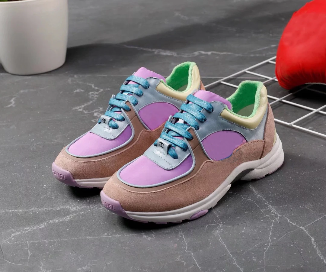 Многоцветный Женские кроссовки из натуральной кожи; Zapatos deportivos Scarpe da allenamento Chaussures de sport; Рождественский подарок - Цвет: Многоцветный