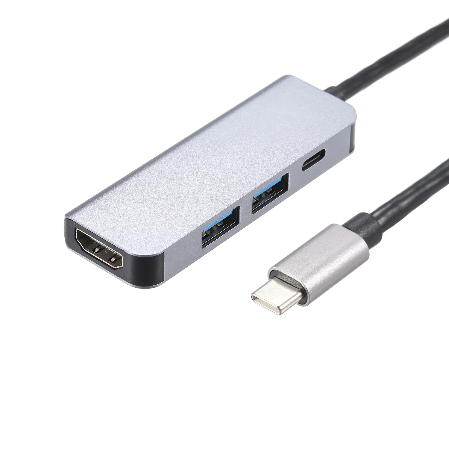 4 в 1 внешний usb-хаб C концентратор для Мульти USB 2,0 HDMI адаптер док-станция для samsung huawei MacBook Аксессуары USB-C сплиттер type C