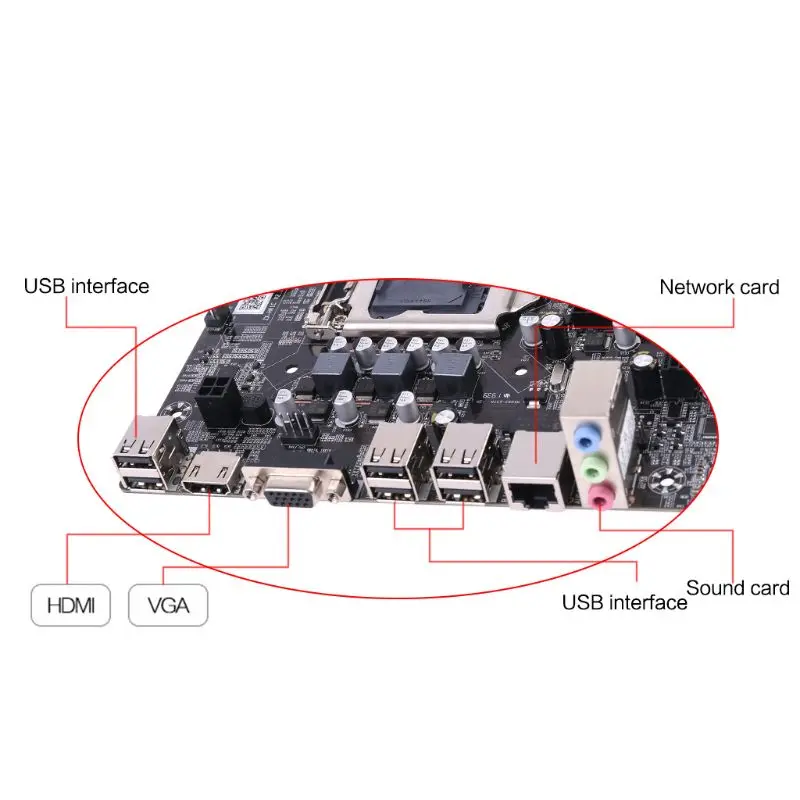 P8H61 M LX3 PLUS R2.0 настольная материнская плата H61 Socket LGA 1155 I3 I5 I7 DDR3 16G uATX UEFI BIOS прямая