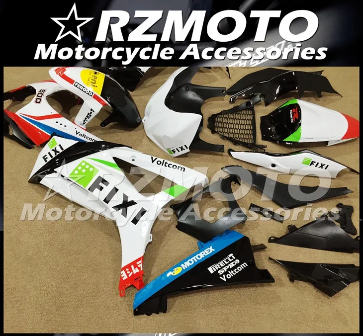 ABS мотоцикл обтекатель комплект для SUZUKI GSXR1000 K7 2007-2008 год кузов литьевая форма Магазин № 1092