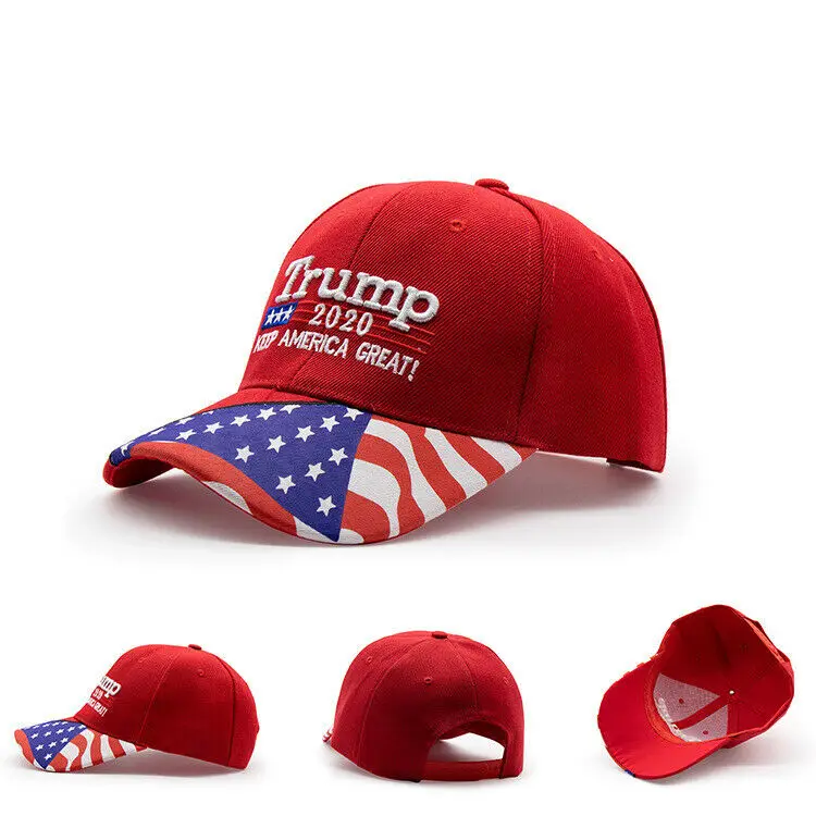 Trump американский флаг Realtree шляпа Soid Письмо печати Регулируемая дышащая бейсбольная Кепка унисекс