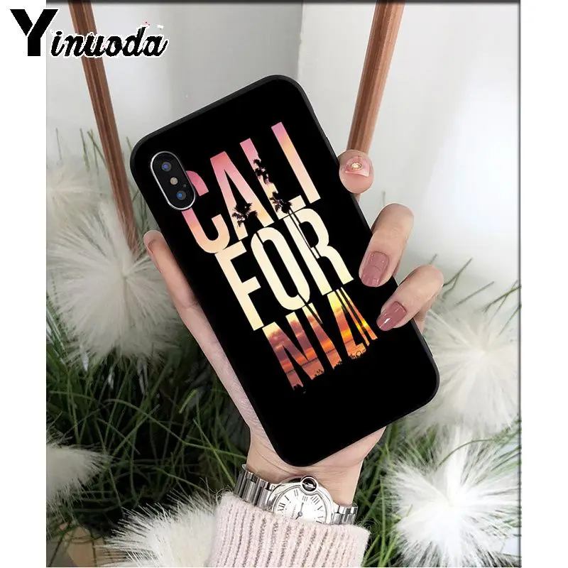 Yinuoda дорожный Мягкий чехол из ТПУ для iPhone X XS MAX 6 6S 7 7plus 8 8Plus 5 5S XR 11 11pro max - Цвет: A6