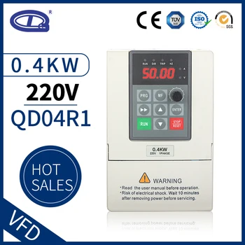 

Single Phas 220V 0.4 kw 1HP Input VFD Variable Frequency Drive Inverter for Motor Speed Control