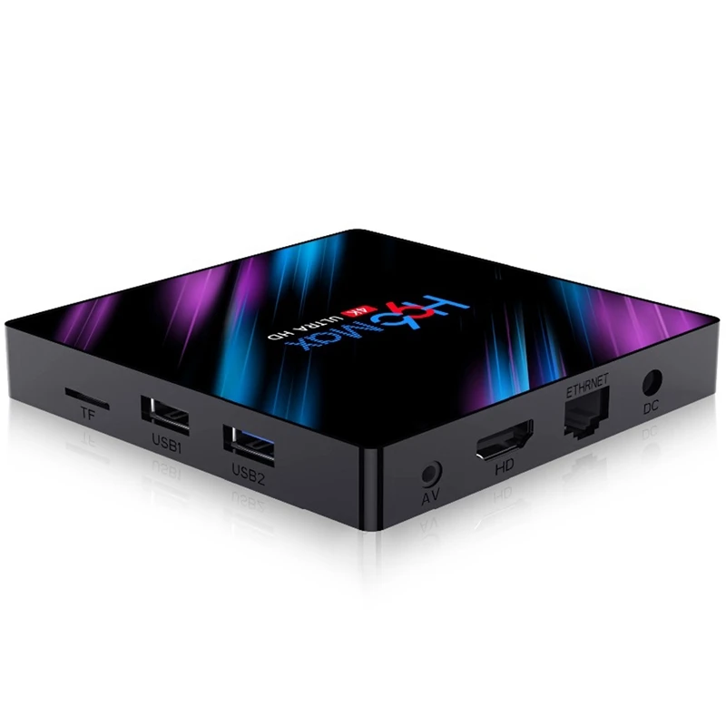 Android 9.0 H96 Max Tv Box Ram Ram Rockchip Rk3318 Quad Core 2.4G/5G Wifi 2.65Hz Bt4.0 Media Player