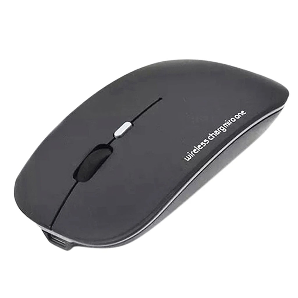 MagiDeal ультра тонкая беззвучная беспроводная мышь для Macbook PC ноутбук Windows-черный