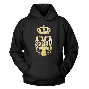 

Serbien KapuzenpulloverCotton Men T-Shirts Classical top tee