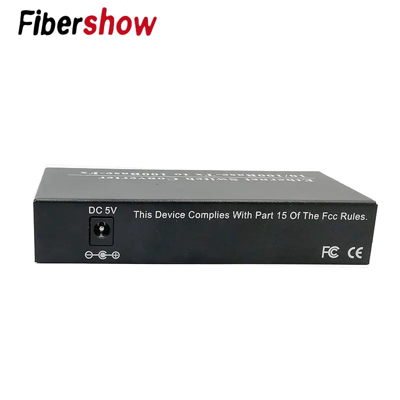 Быстрый Ethernet 2F3E 10/100 м коммутатор 2 волоконный порт SC 25 км UTP RJ45 Erhetnet волоконно