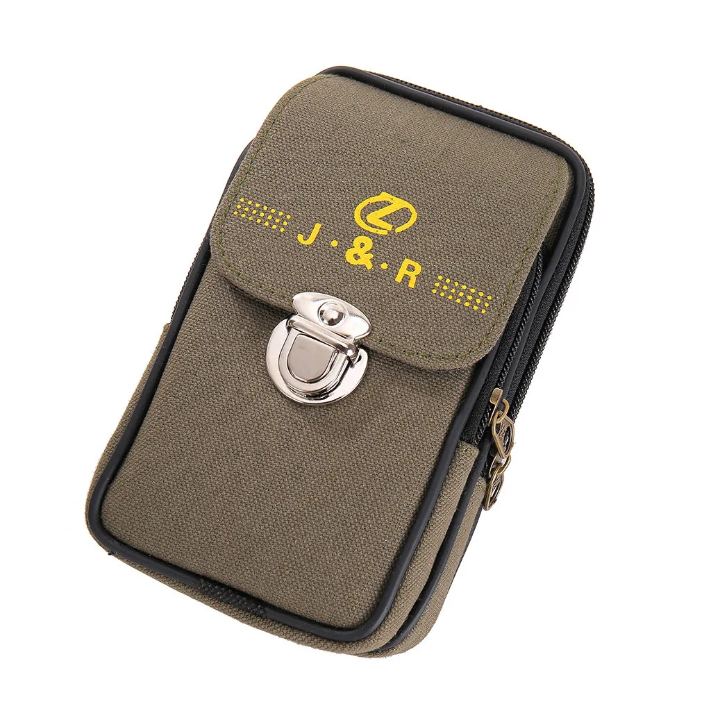 Мужские холщовые водонепроницаемые Кошельки для монет кошелек мини сумка