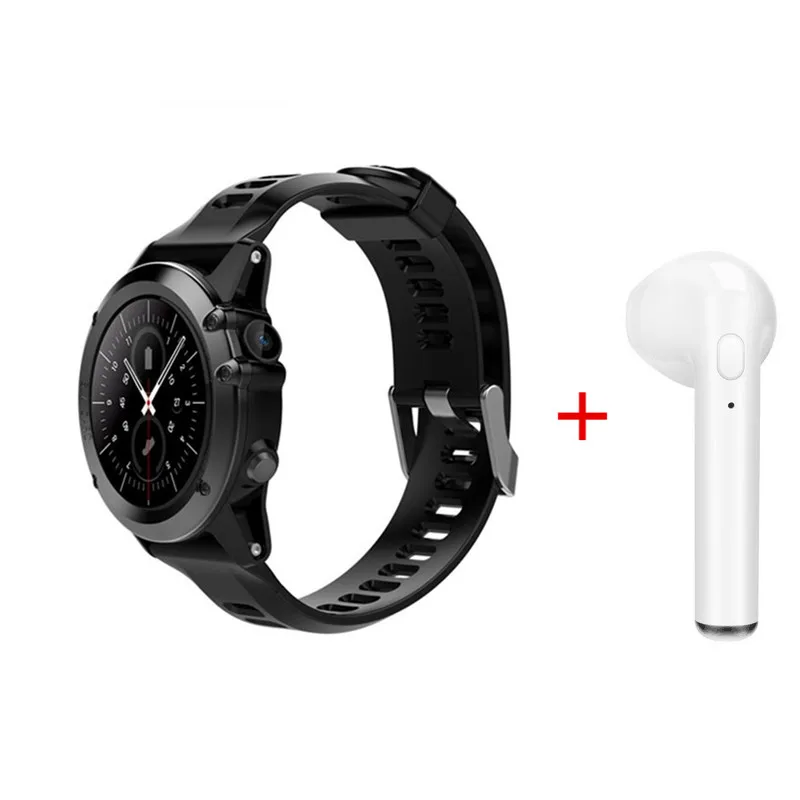 black add headset Спортивные Смарт-часы H1, для телефона Android, Bluetooth, для звонков, gps, IP68, водонепроницаемые, gps, Mpas, смарт-часы для мужчин, для HUAWEI, часы 2 KW88 - Цвет: black add headset