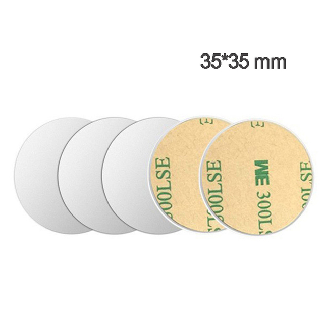 3PCS/Lot Metal Plate For Magnetic Car Phone Holder Iron Sheet Sticker Disk For Magnet Tablet Desk Phone Car Stand Mount