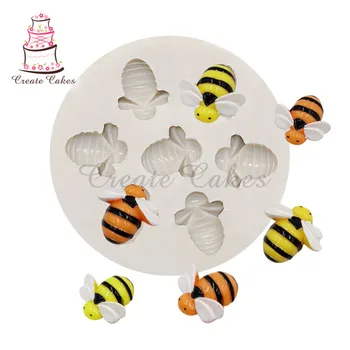 

Animal Bee Shape Fudge Cake Silicone Mold DIY Party Cake Fondant Chocolate Cake Tool Baking Mold Cake Decoration Supplies