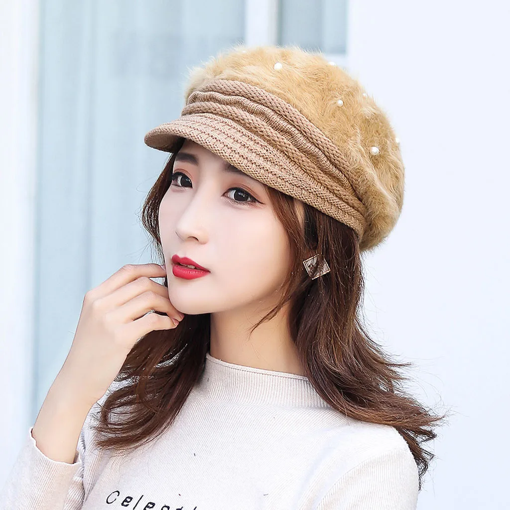 1 шт. шапка arcylic True casual Beanies для женщин, теплая вязанная зимняя шапка, мода, одноцветная шапка для девушек# y40