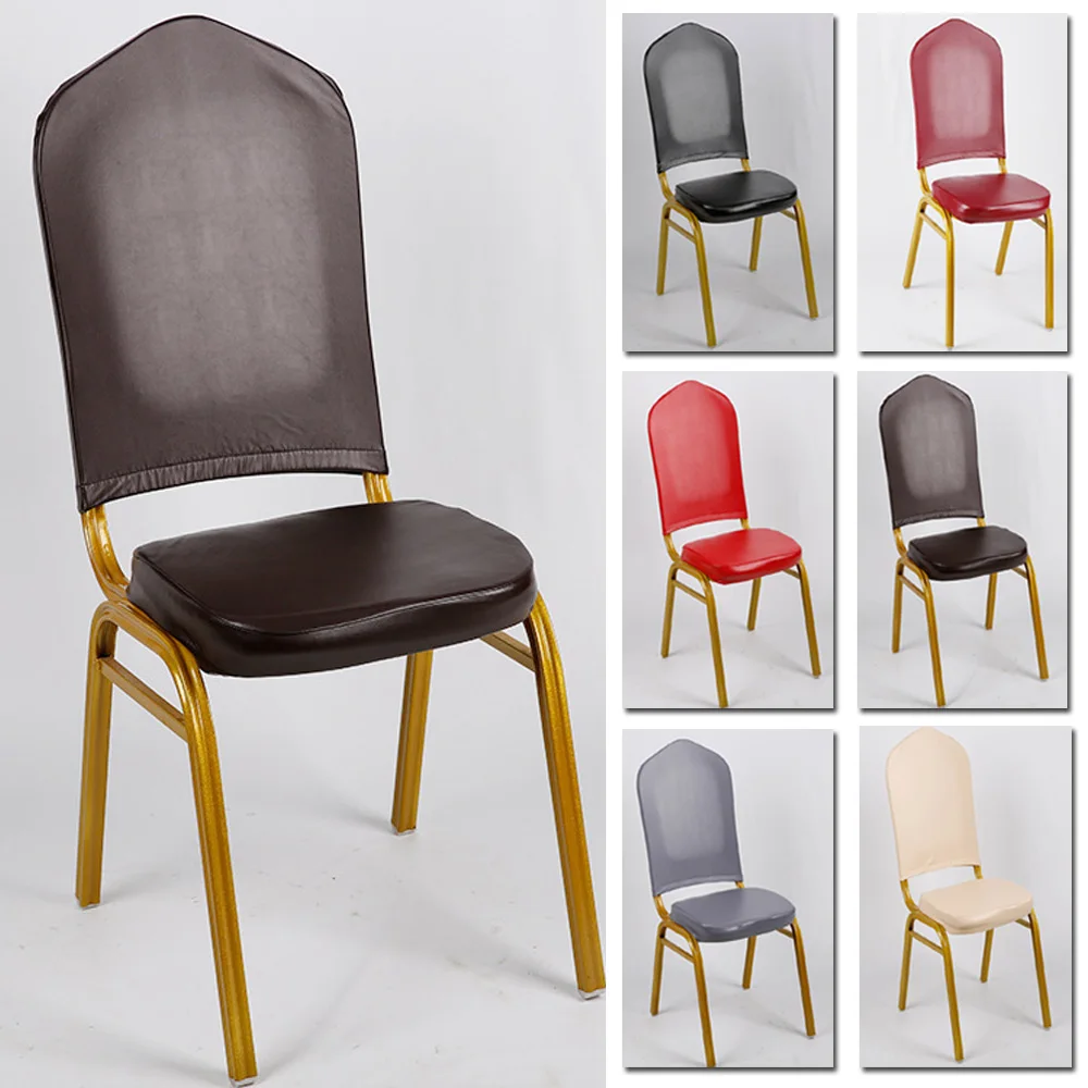 Ресторанные стулья Slipcovers украшения мебели Замена простой эластичный комплект