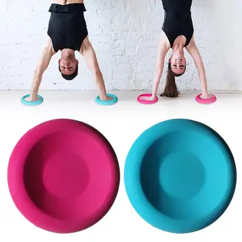 

1PC Knee Elbow Support Wrist Protection Round Pad Yoga Fitness Balance Cushion Silicone Non-Slip Yoga Exercise Mat