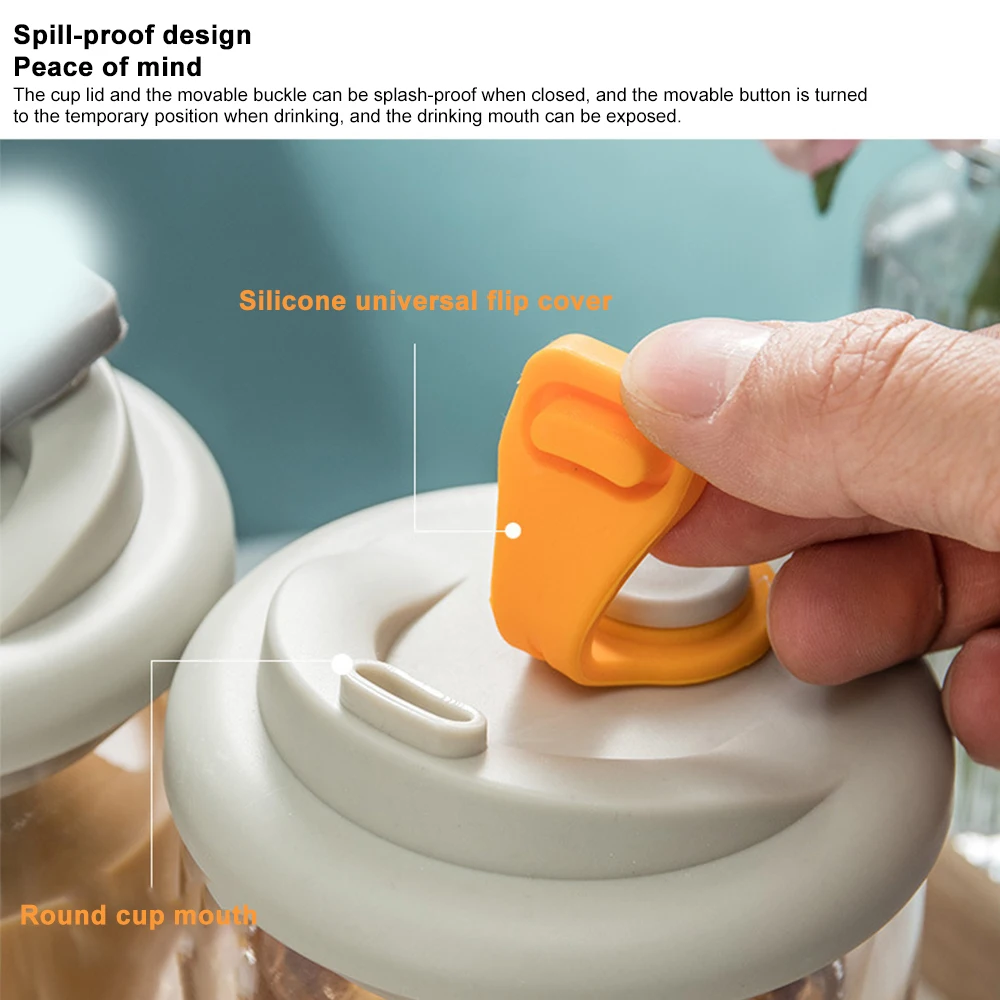 Double Wall Glass With Silicone Vacuum Sipper Lid - 350Ml