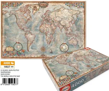 

4000 Pcs Assemble World Map Administration Map Mosaic Reynolds Puzzle Assemble Educa World Map Puzzles Toys