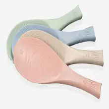 Милые кухонные принадлежности из пшеницы, столовая ложка с антипригарным рисовым веслом, ложки для еды, аксессуары для сервировки стола