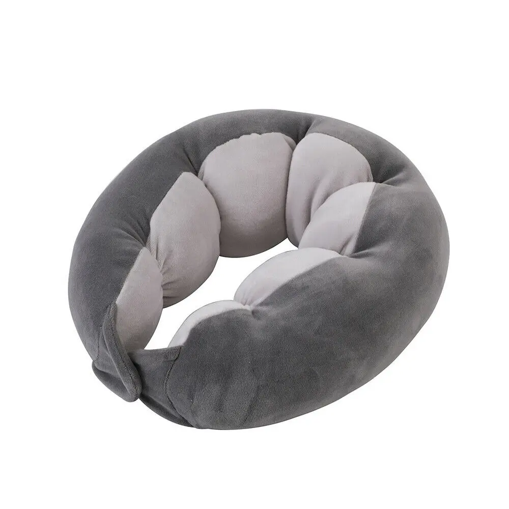 Темно-серый Подушка для путешествий Memory Foam u-образная подушка для шеи мягкая подушка для отдыха - Цвет: Темно-серый