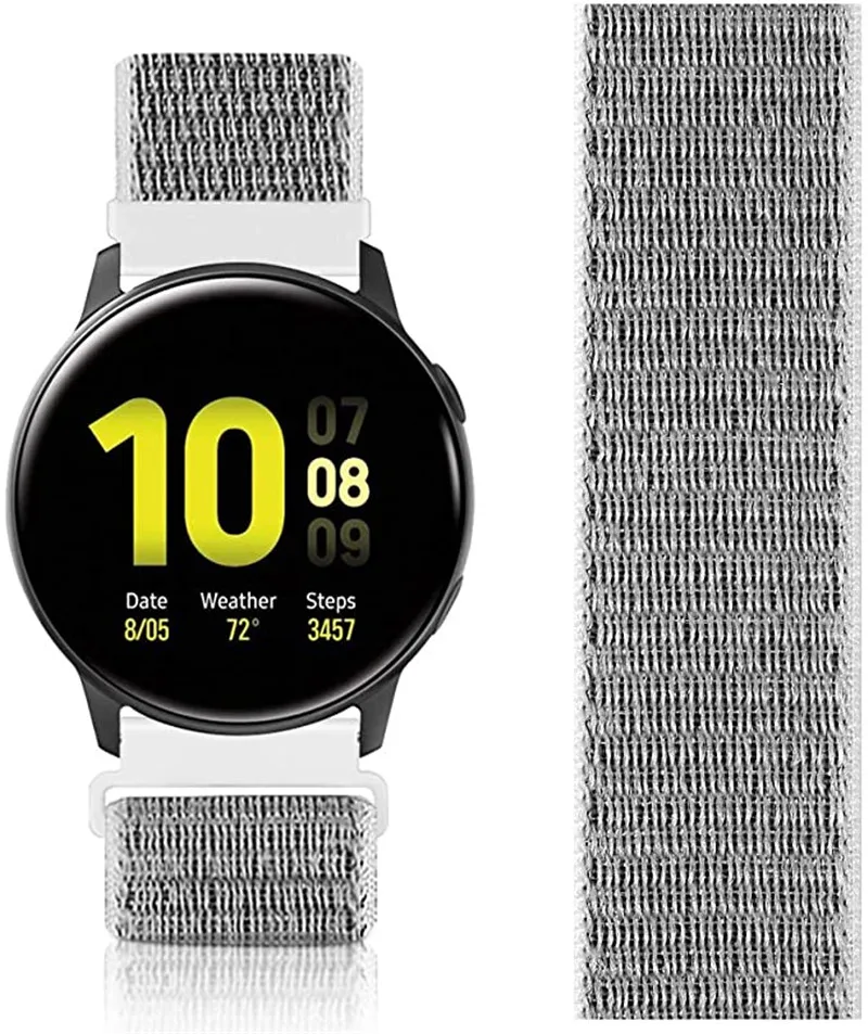 Ремешок нейлоновый 18 мм для Fossil Gen 4 Q Venture HR / 3 браслет смарт-часов стальной ремешок
