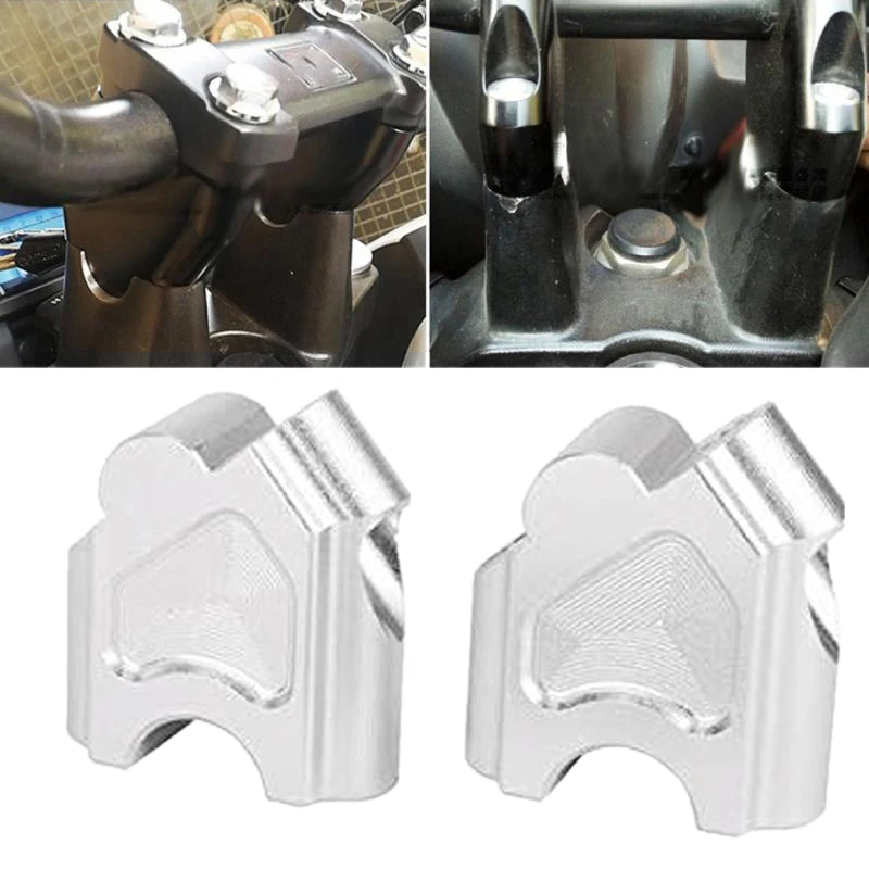 Motorcycle Handlebar Riser Adjustable Lifting Handlebar Clamp CNC Aluminum Motorcycle Accessories For Honda NC700X NC700S NC750X