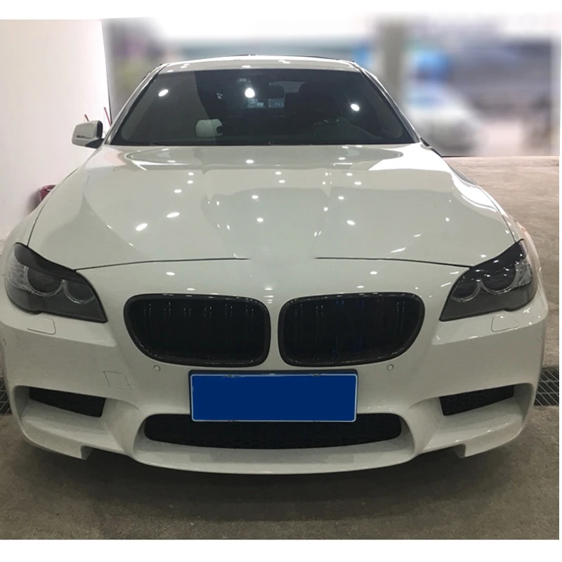 Черная декоративная крышка для фар BMW 5 серии 518D 520I 528I 535I F10 M5 2011 2016| |