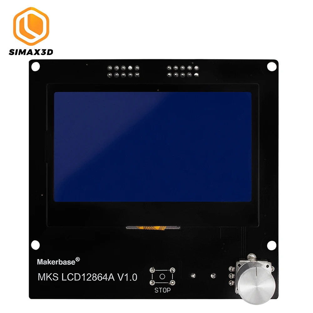 SIMAX3D MKS LCD 12864A 1 0 синий экран Плата 12864 контроллер Reprap дисплей ЖК модуль для Gen v1.4 GEN_L