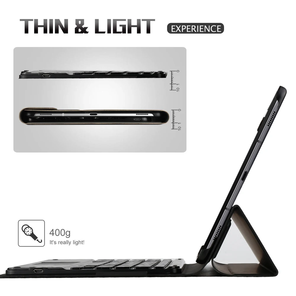 Чехол с испанской клавиатурой для samsung Galaxy Tab S6 10,5 дюймов SM-T860/T865 чехол из искусственной кожи с откидной подставкой и Bluetooth клавиатурой
