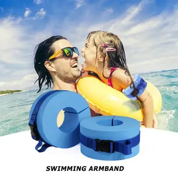 

2pcs Multi-function Arm Ankle Circle Swimming Floating Ring Discs with Quick Release Buckle Water Sports Equipment Tool