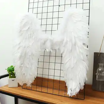 

1Pc Wing Dress Up Feather Fairy Beautiful Angel Wings Costume Party Props Gift Adult Pretty Angel Wings Dressing Up