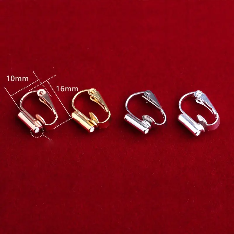 

1 Pair DIY Clip-on Earring Converters Jewelry Findings for None Pierced Ears