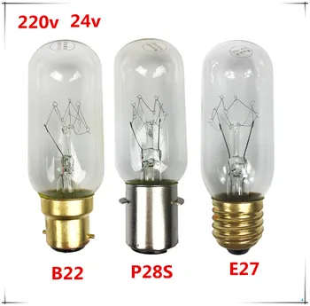 

P28S 220V65W navigation signal light E27 220V60W navigation light bulb B22 24v 60w professional marine light bulb 3pcs/lot