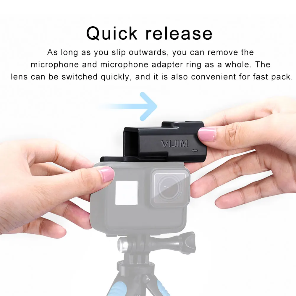 Адаптер Аксессуары для удлинительной экшн-камеры портативный быстросъемный Штатив для "горячего башмака" держатель микрофона для GoPro Hero 7 6