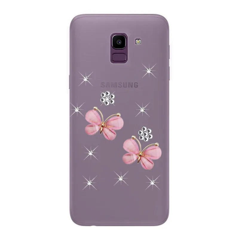 С алмазами чехол для телефона samsung Galaxy A80 A70 A50 A30 A20 A10 J7 Neo J5 2017 J4 J6 J8 J2 Pro 2018 с сияющими