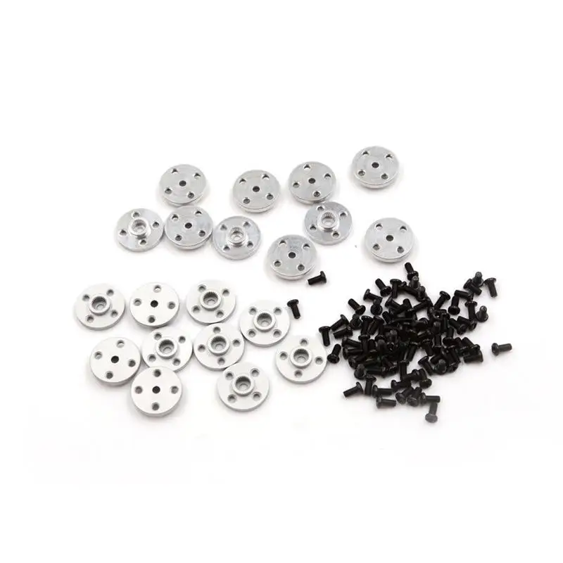 

10pcs Metal Disc Type Servo Arm 25T Metal Horns for MG995 MG996R rc Servos Robot
