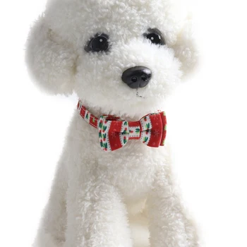 

Cat Collar Adjustable Bowtie With bell Small Dog Cat Bowknot Necktie Dogs Puppy Collar Christmas Gifts Pet Cute Necktie*