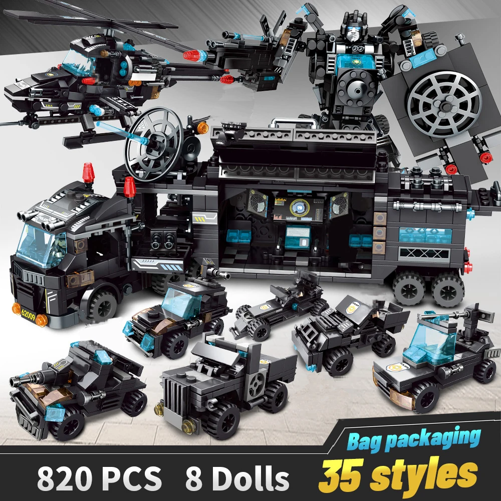 Lego Technic Ensemble Police de la ville avec 27 styles 
